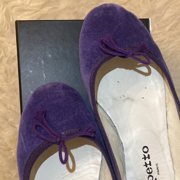 Repetto Cendrillon purple velvet ballet flats, size 36 - Picture 3 of 10